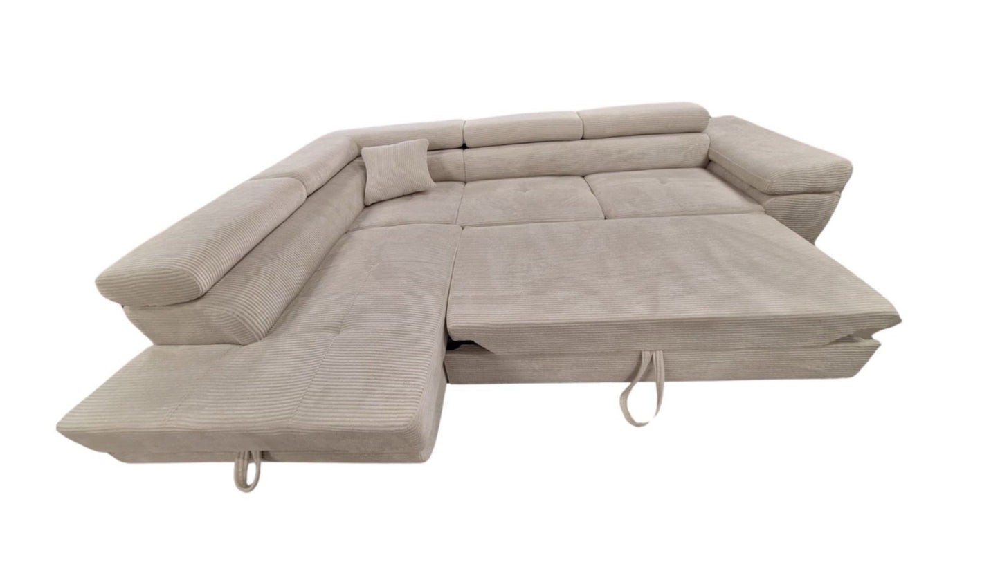 Canapé Toulouse – Angle gauche convertible 275 x 205 cm
