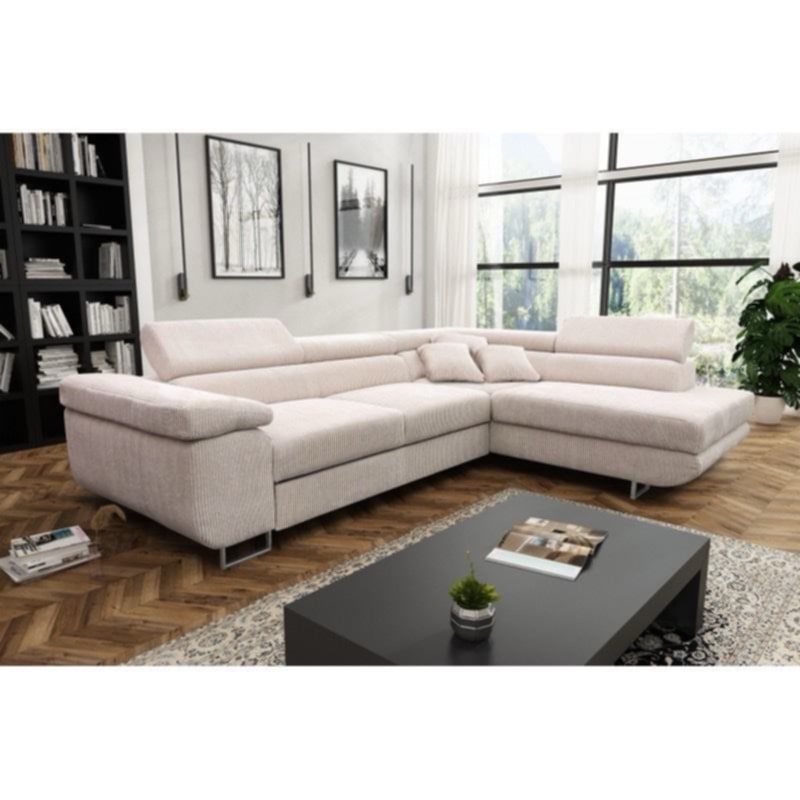 Canapé Toulouse – Angle droit convertible 275 x 205 cm