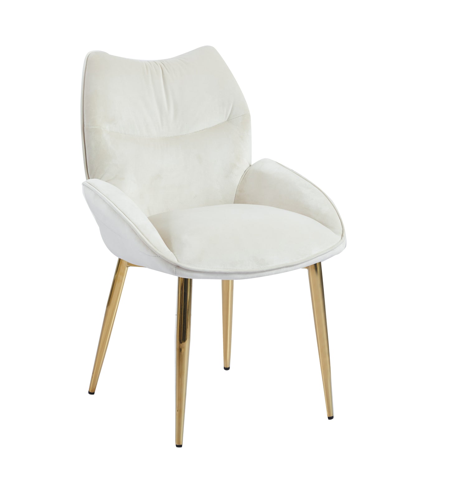 Chaise Loha en Velours avec Pieds Finition Dorée – Chic et Confort