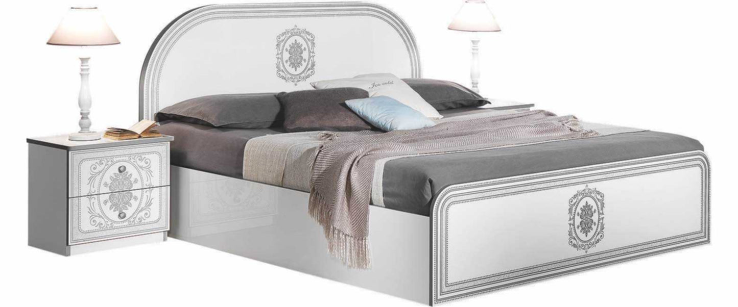 Chambre à coucher Sofia blanche – Élégance et confort moderne