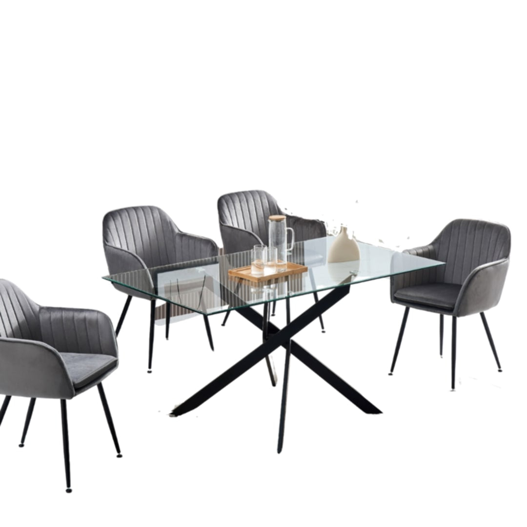 Table rectangulaire Jessica – 180x90x75 cm