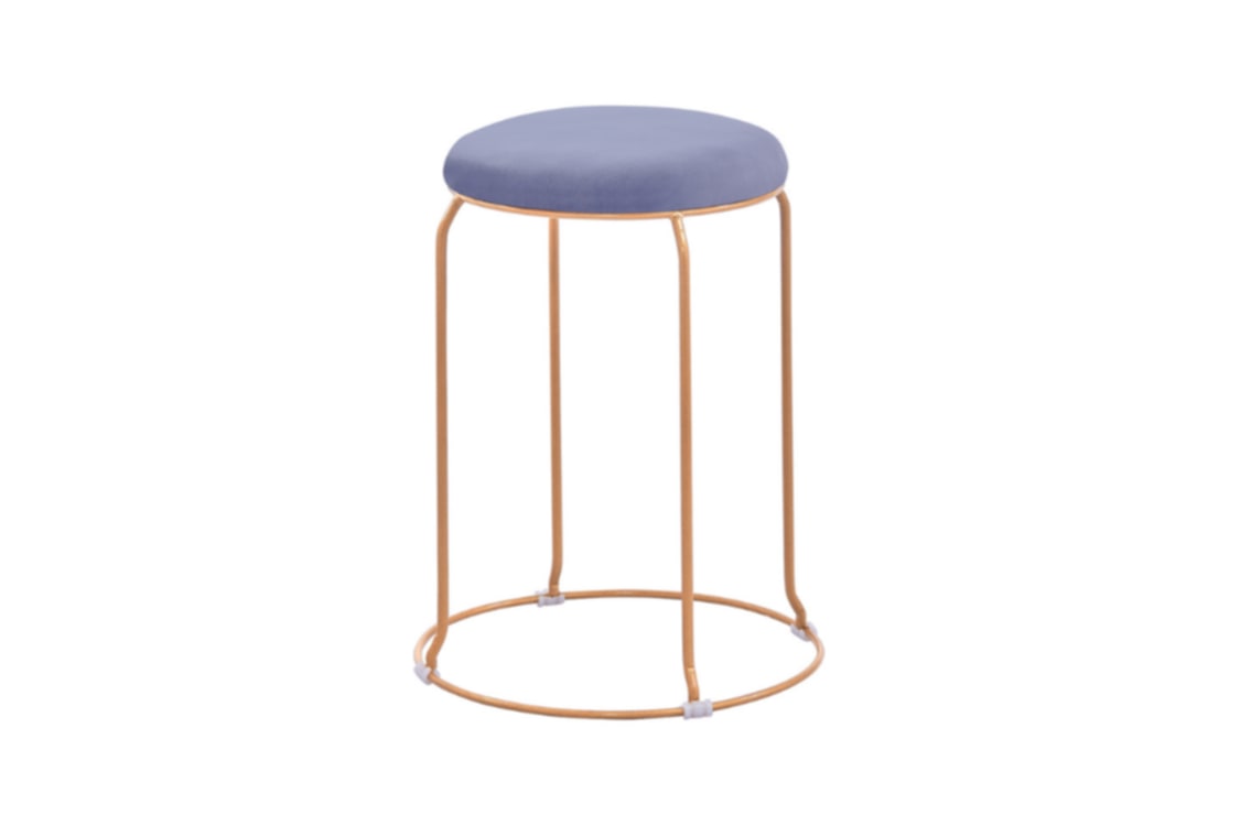 Lot de 10 Tabourets Empilables en Velours Doré – Confort et Praticité