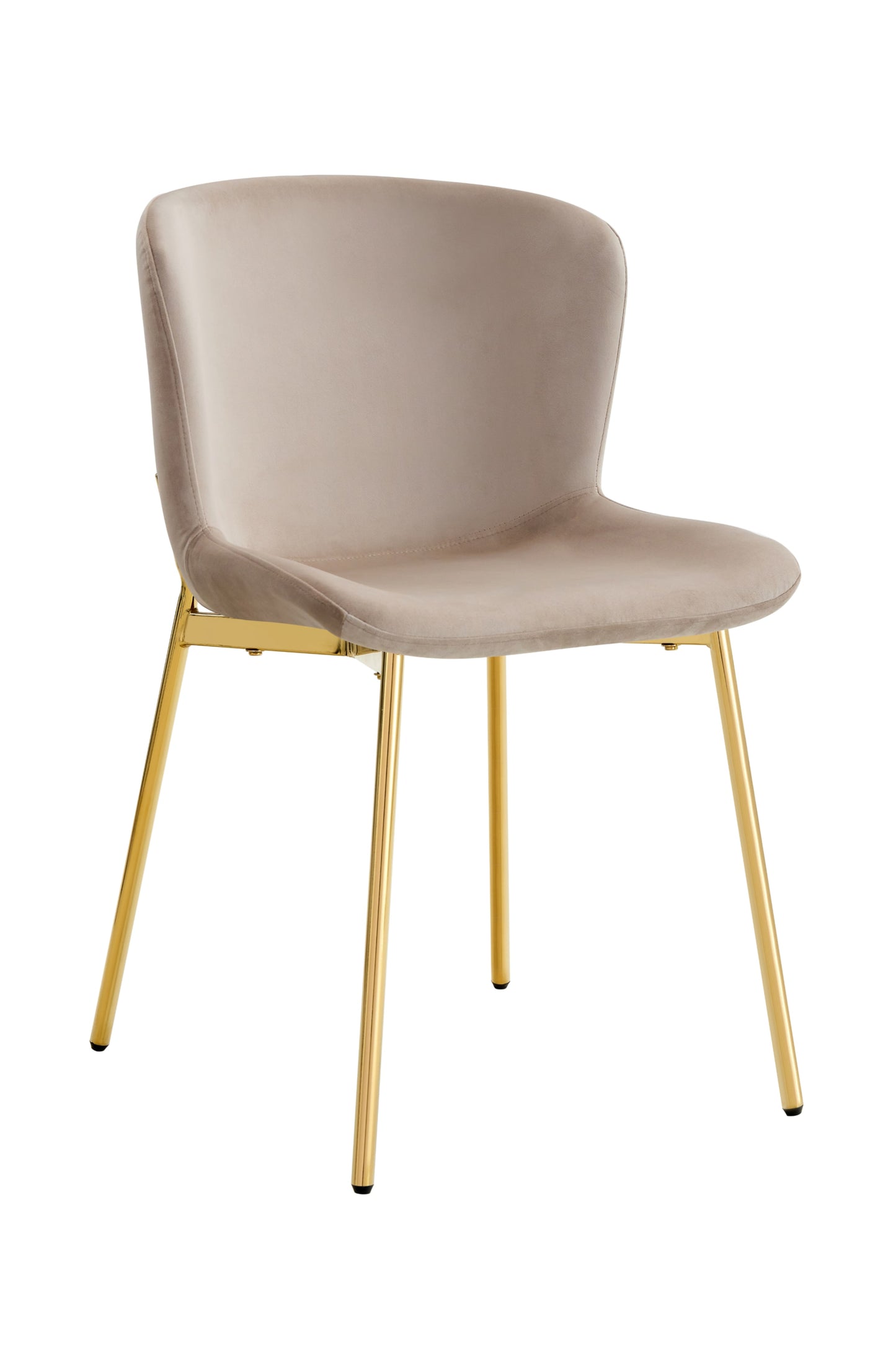 Chaise Hailey avec Pieds Dorés – Élégance Moderne et Confort