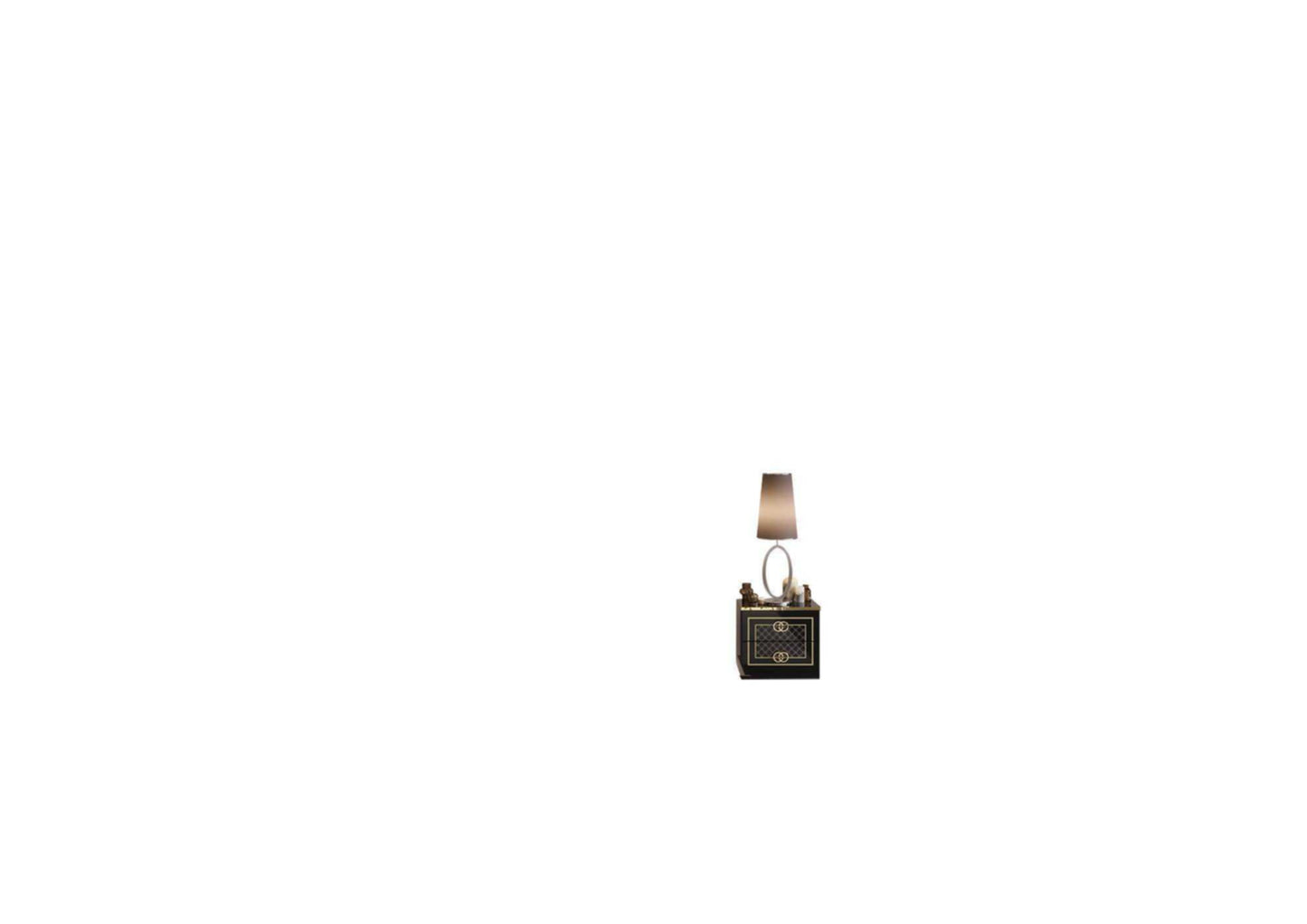 Chambre à coucher GUGI Soft noir – Élégance et confort moderne