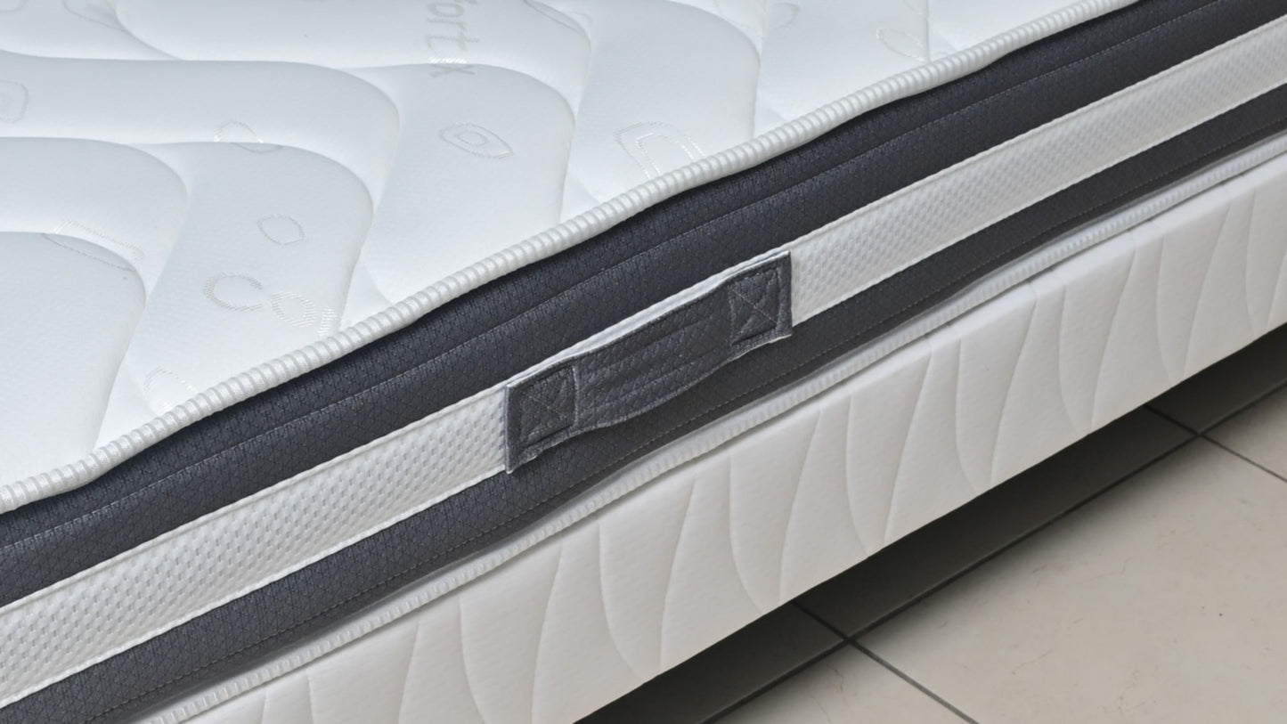 Matelas Perle Confort Plus 160x200x20 cm – Confort ferme et soutien optimal