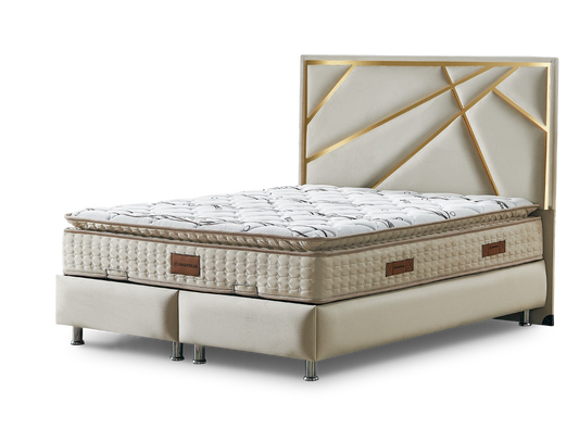 Lit « Sila » double coffre – Élégance et Confort