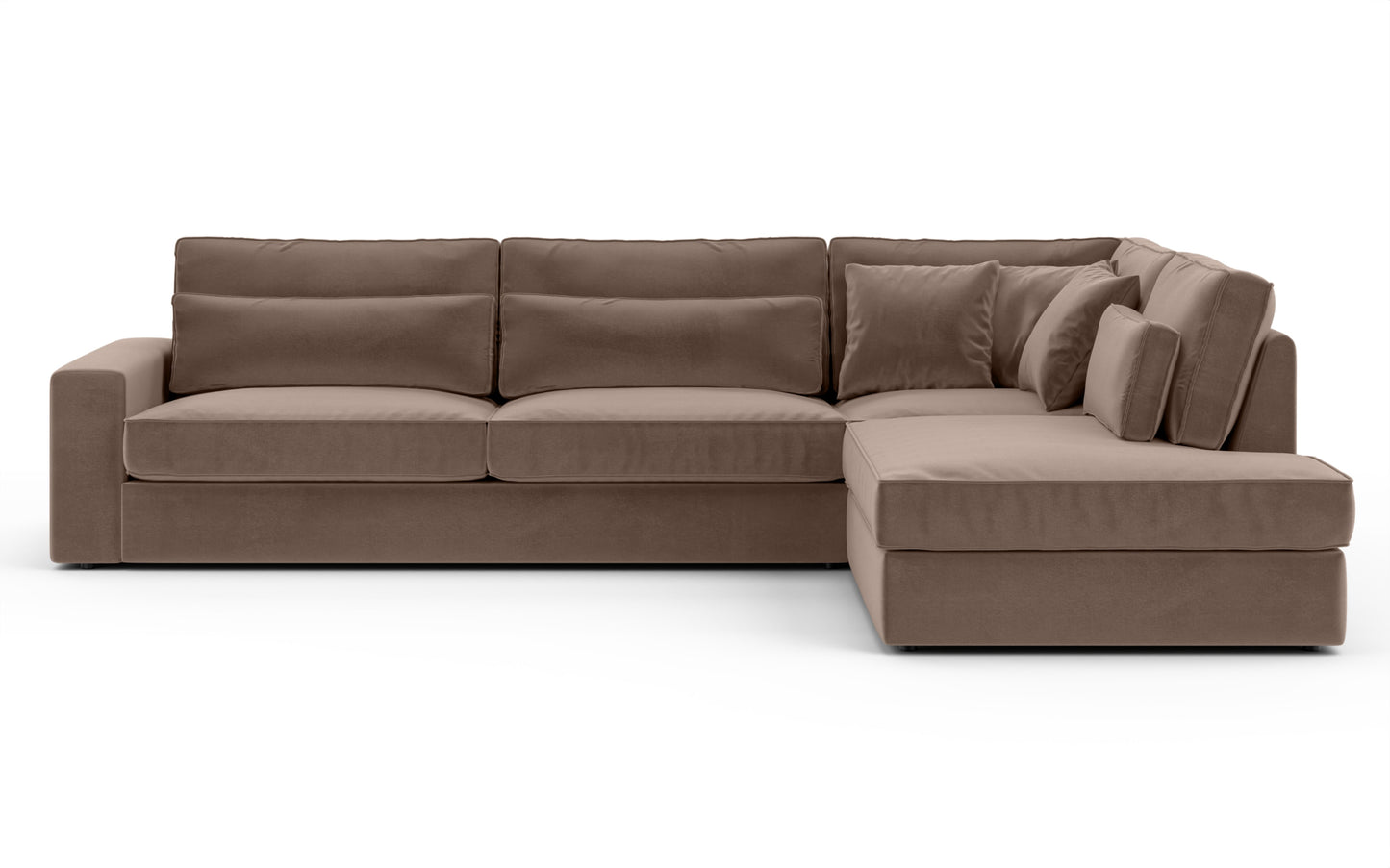 Canapé Bristola – Grand canapé d’angle droit moderne (315X230 cm)