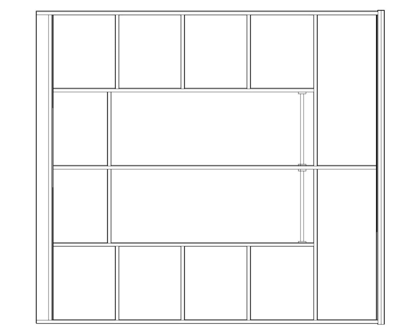 Armoire Girona 180 cm avec 2 portes coulissantes – Design moderne et rangement optimisé