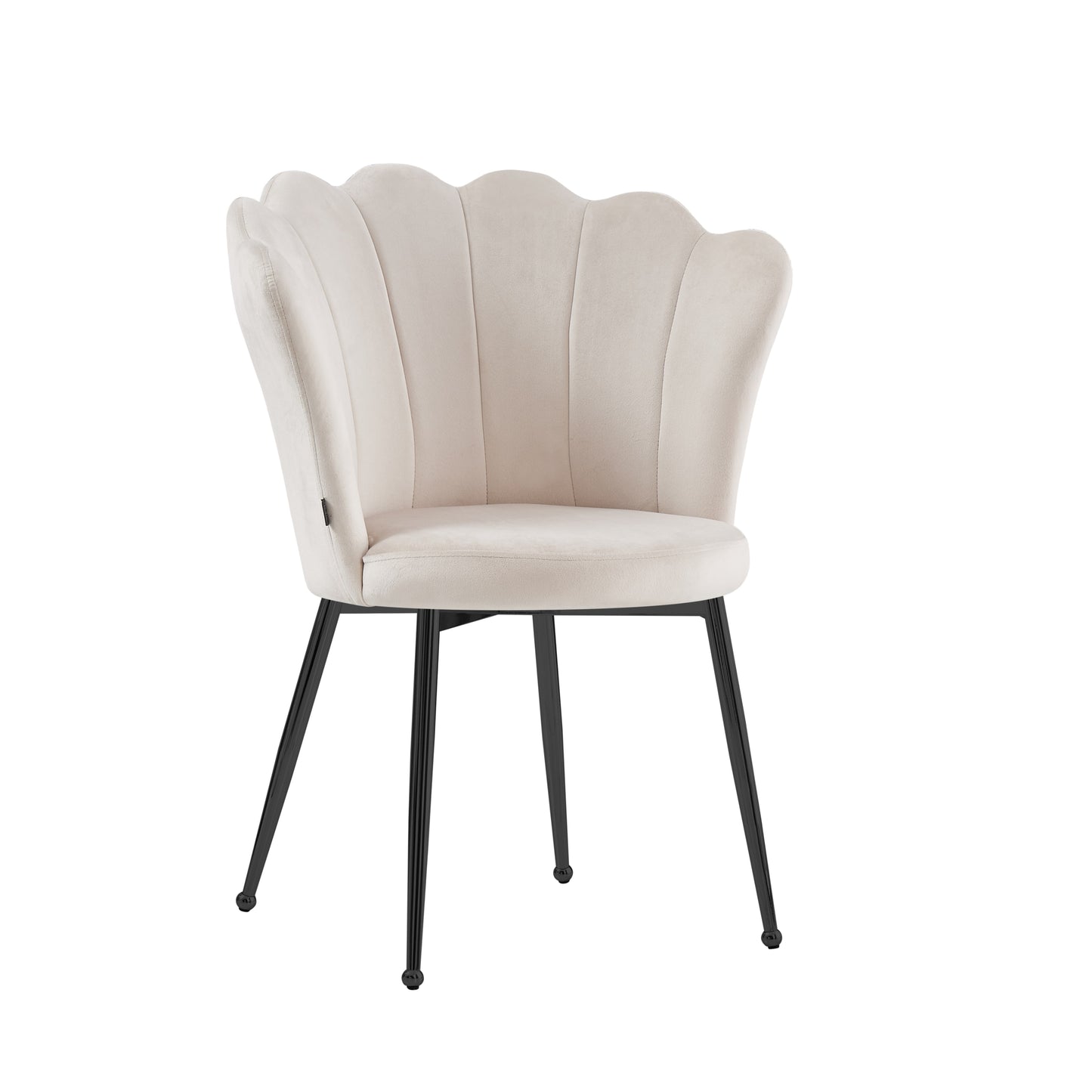 Chaise Nymphea en Métal Noir – Design Contemporain et Robustesse