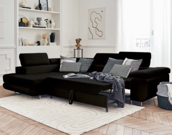 Canapé Toulouse – Angle gauche convertible 275 x 205 cm