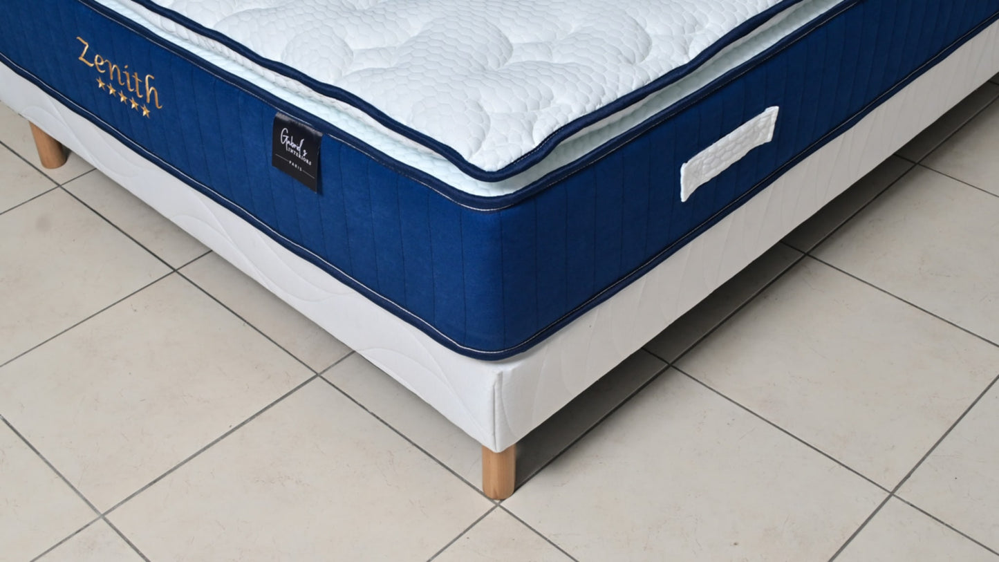 Matelas à Ressorts avec Surmatelas Zenith 160x200x32 cm