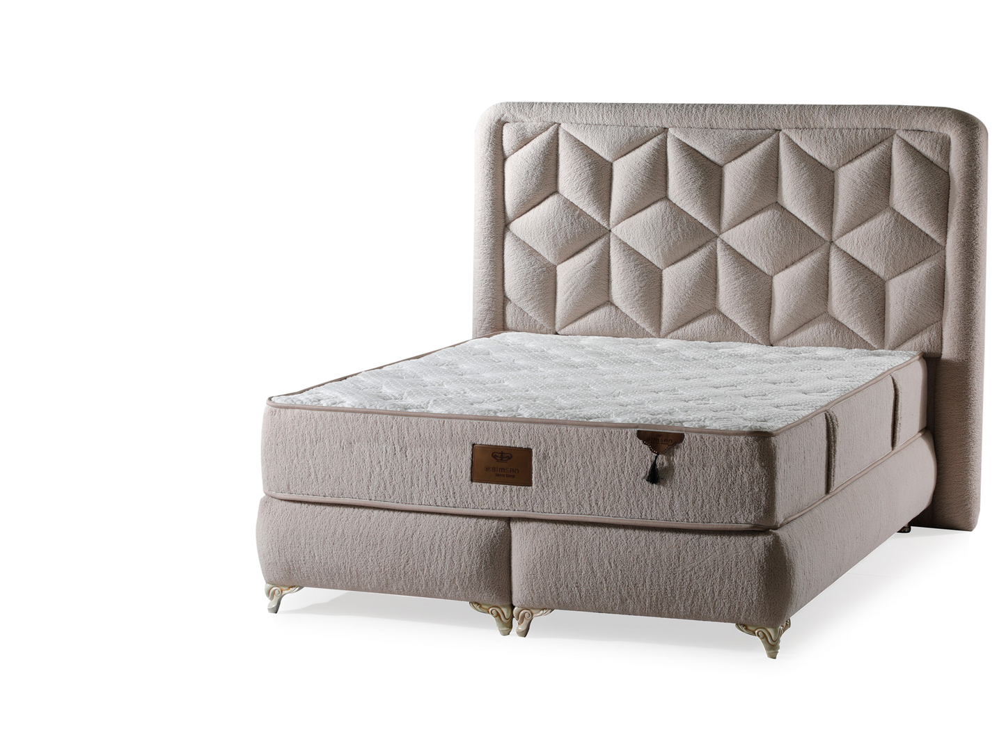 Lit « Titanih » double coffre – Confort et Élégance Contemporaine