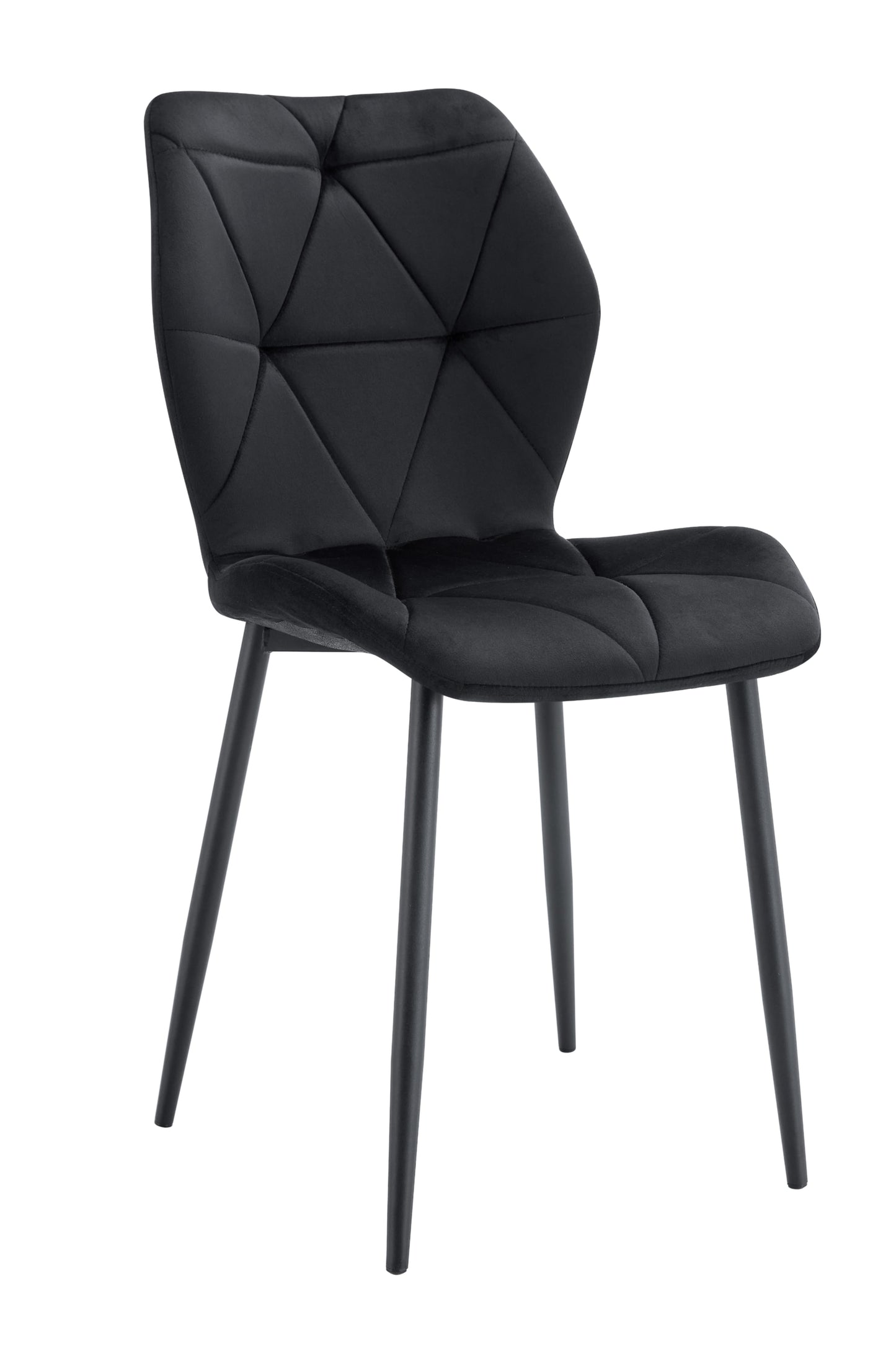 Chaise Coquillage avec Pieds Métal Noir – Élégance Contemporaine