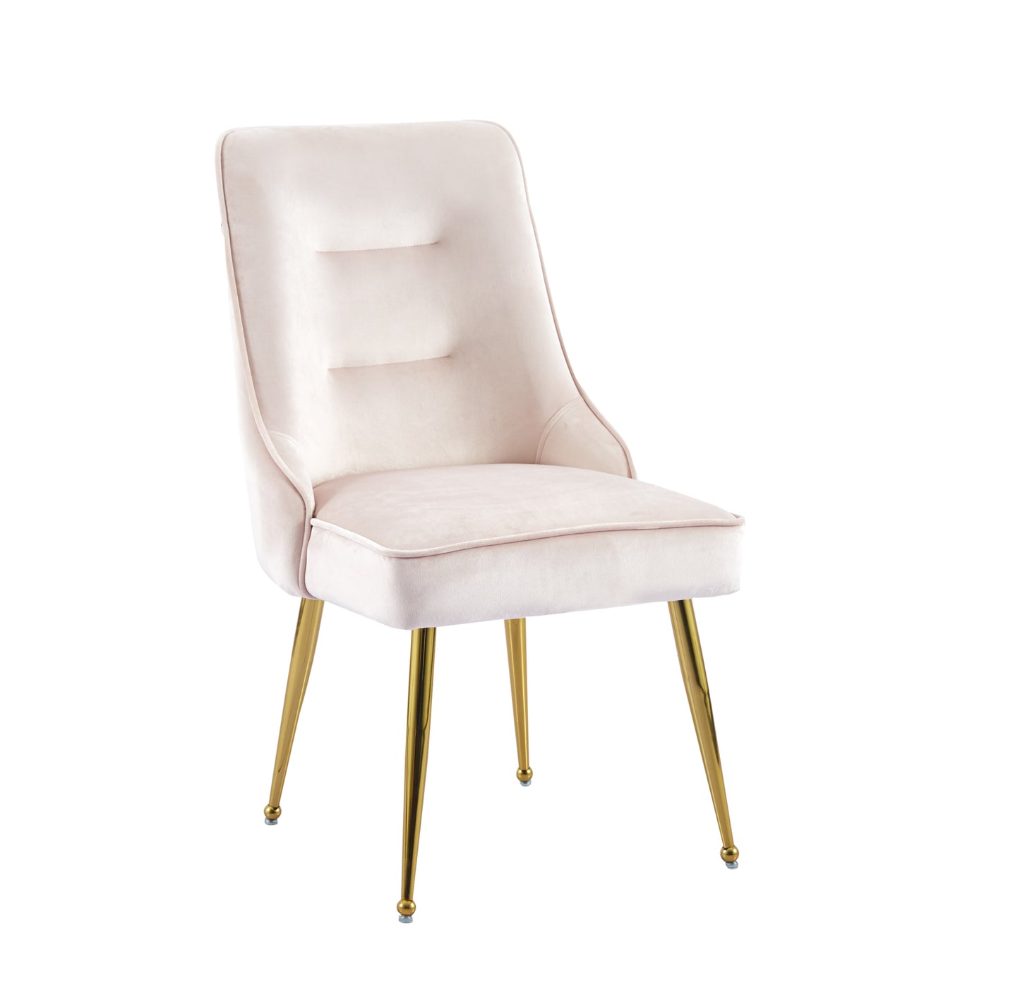 Chaise Zip en Velours avec Pieds Dorés – Confort et Élégance