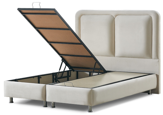 Lit « Modena »  double coffre– Design Moderne et Confort Élégant