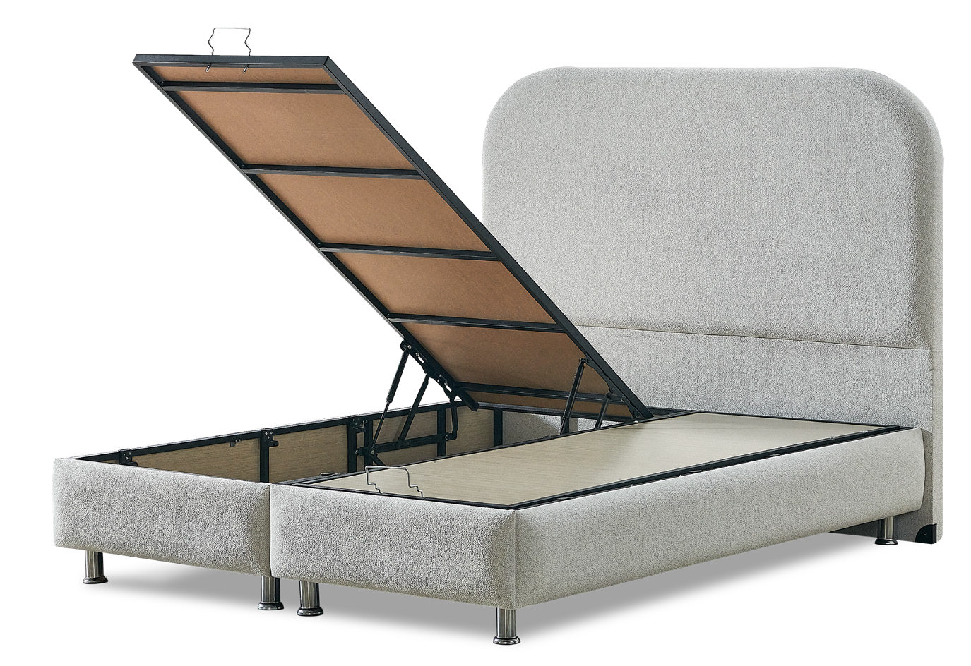 Lit « Jade » double coffre – Style Moderne et Confort Durable