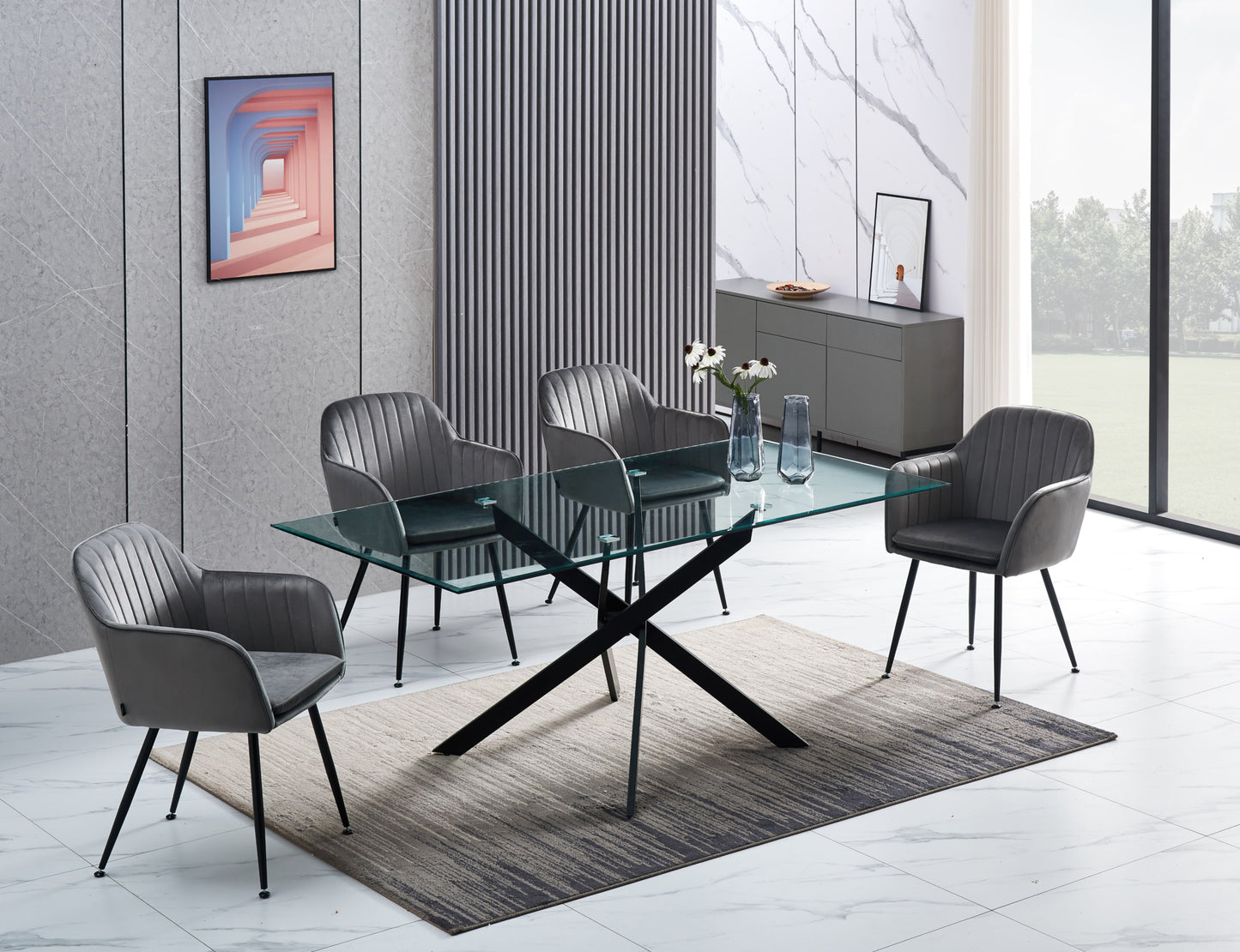 Table rectangulaire Jessica – 180x90x75 cm