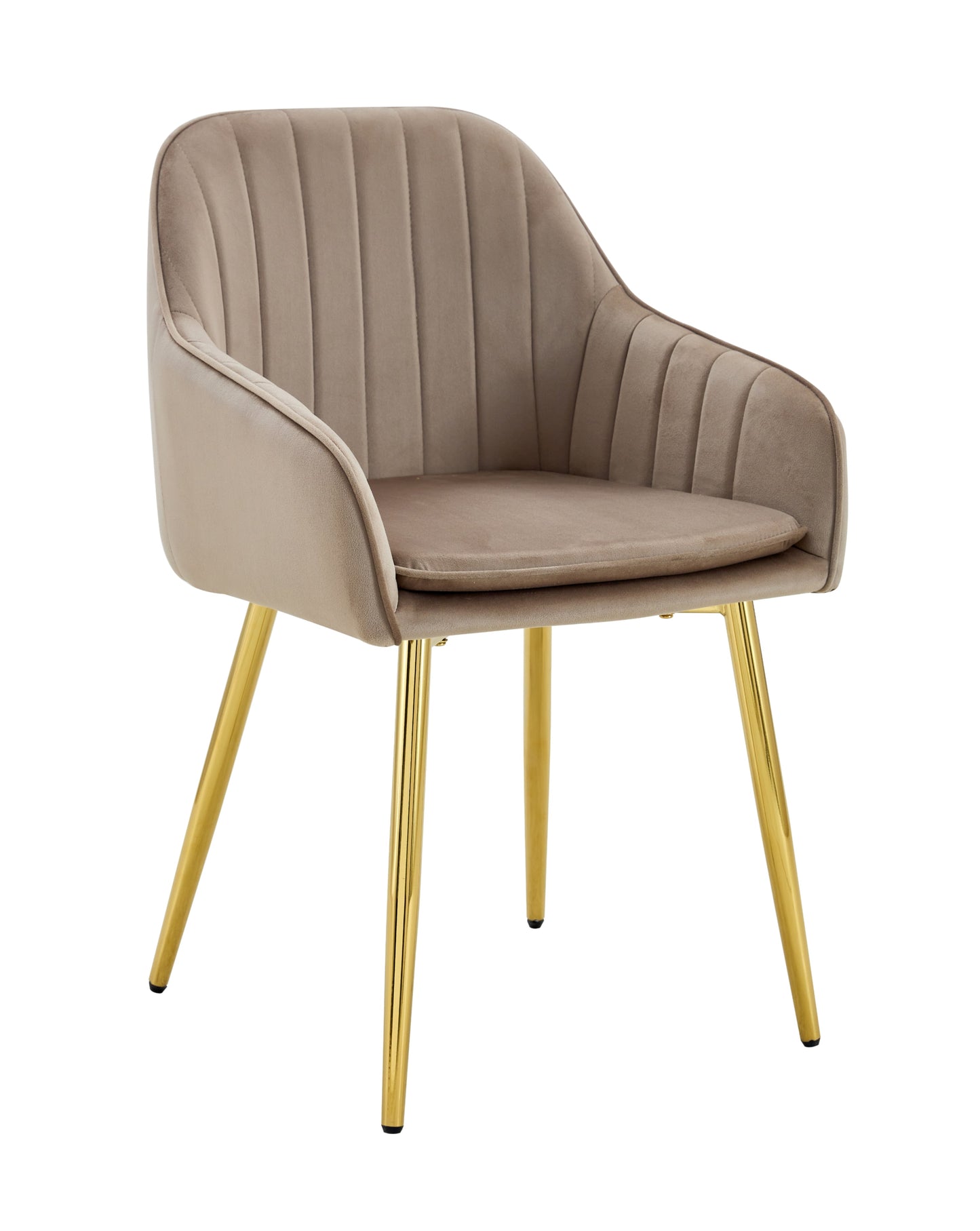 Chaise Pams avec Pieds Dorés – Élégance et Confort