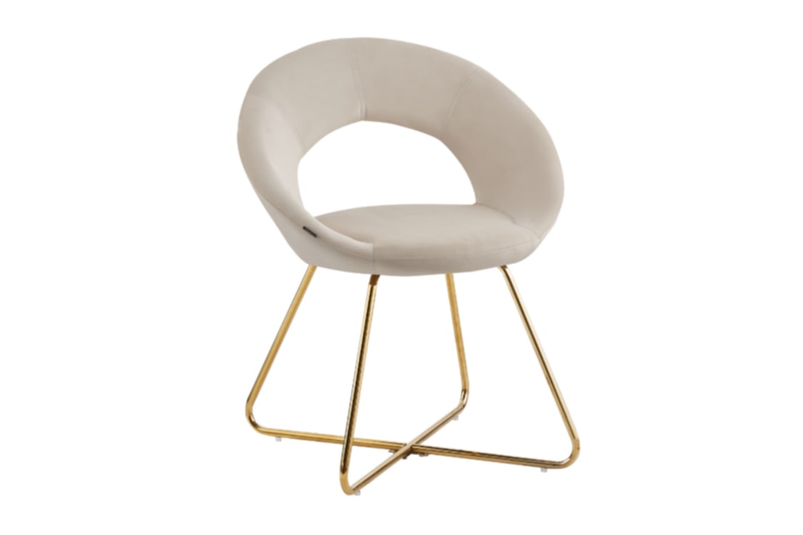 Chaise Bubble Pieds Gold