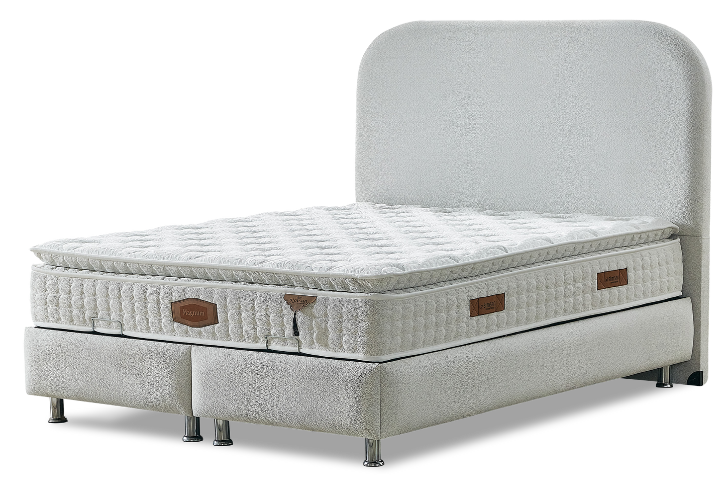 Lit « Jade » double coffre – Style Moderne et Confort Durable