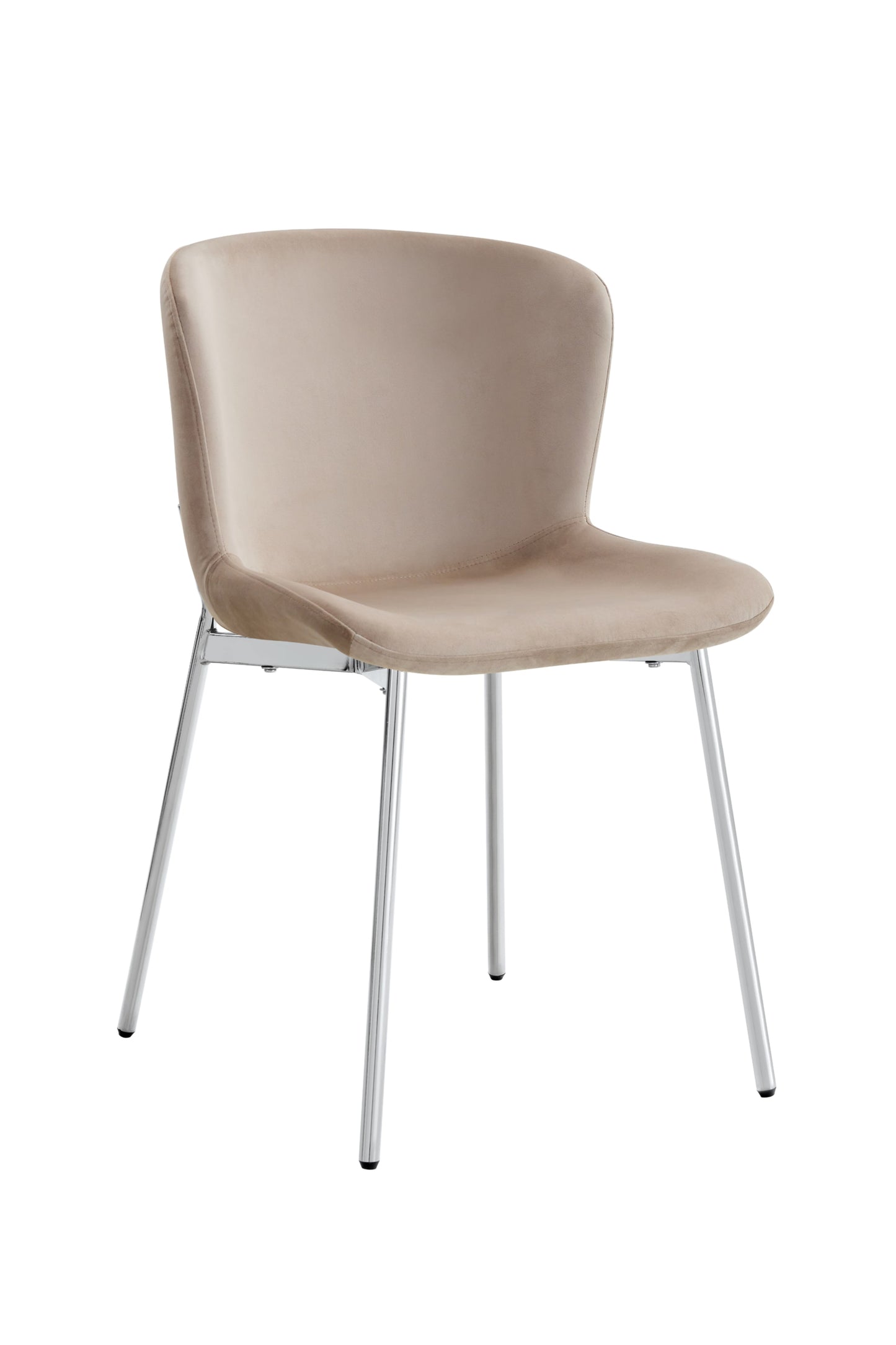 Chaise Hailey avec Pieds Chromés – Élégance et Confort