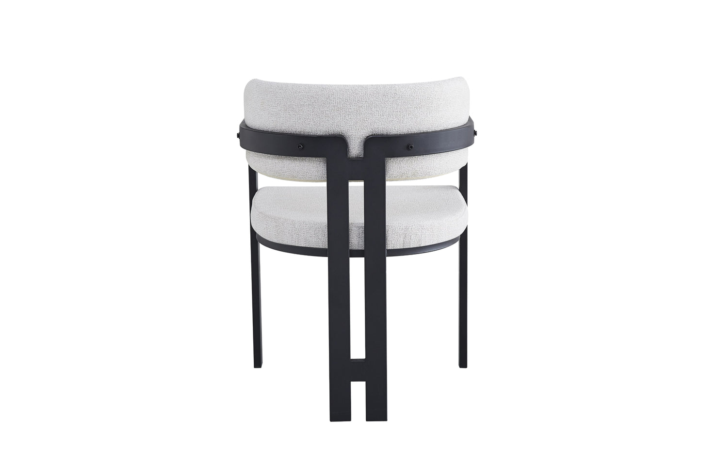 Chaise Mellow avec Pieds en Métal Noir – Assise Confort Élégante