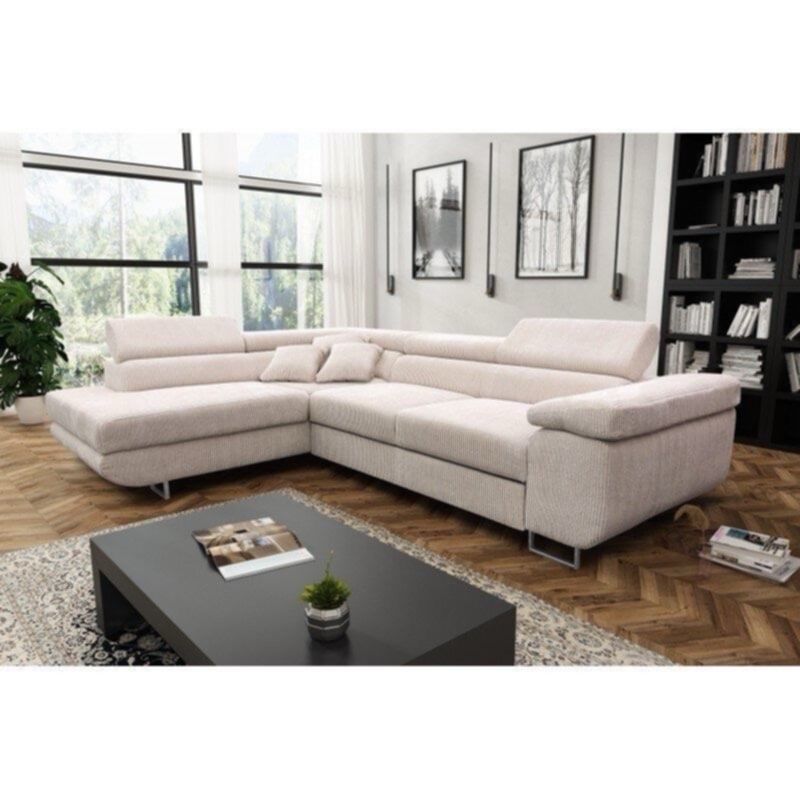 Canapé Toulouse – Angle gauche convertible 275 x 205 cm