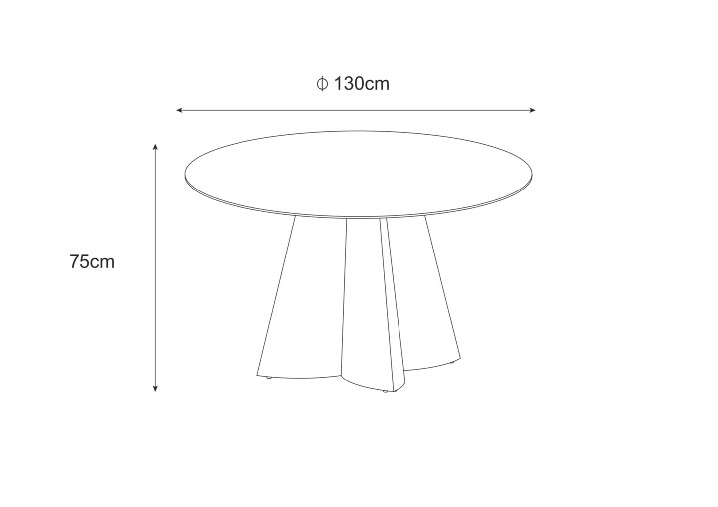 Table repas Capucine – Pieds gold et plateau effet marbre blanc 130x75 cm