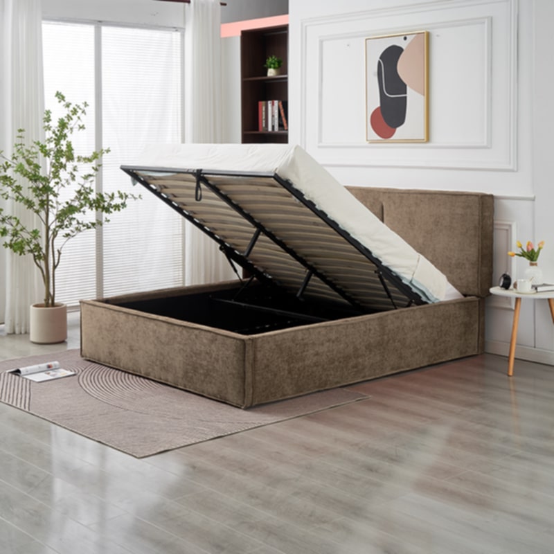 Lit Double Coffre Oliva – 160x200 cm