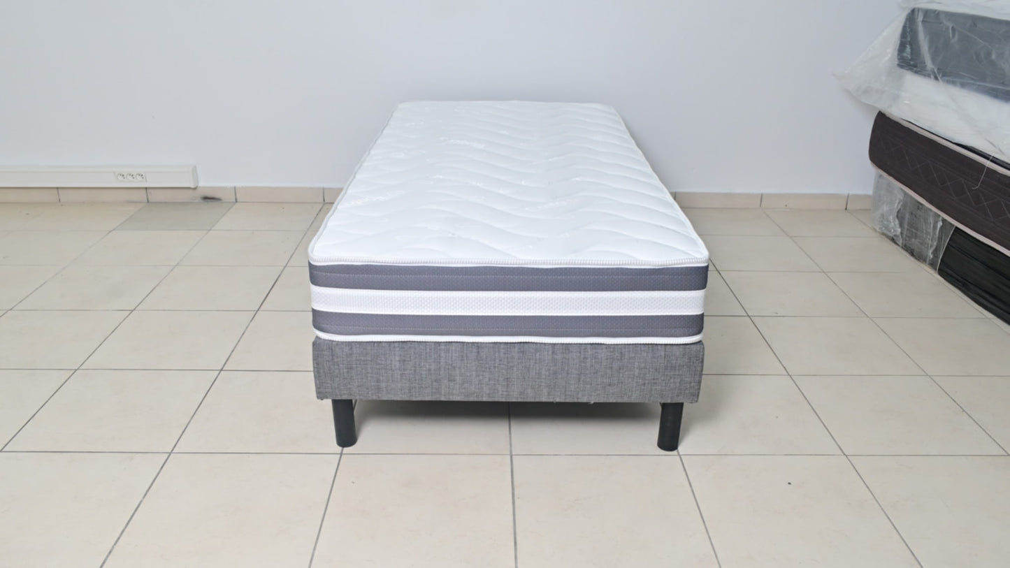 Matelas Perle Confort Plus 90x190x20 cm – Confort ferme et soutien optimal