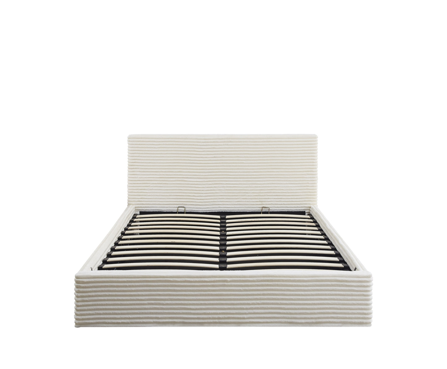Lit Coffre Maia – Tissu Côtelé 160x200 cm