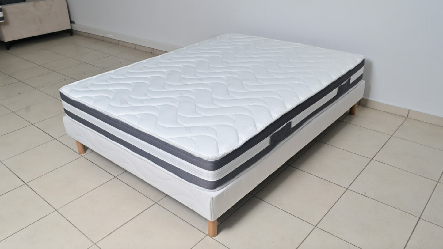 Matelas Perle Confort Plus 160x200x20 cm – Confort ferme et soutien optimal