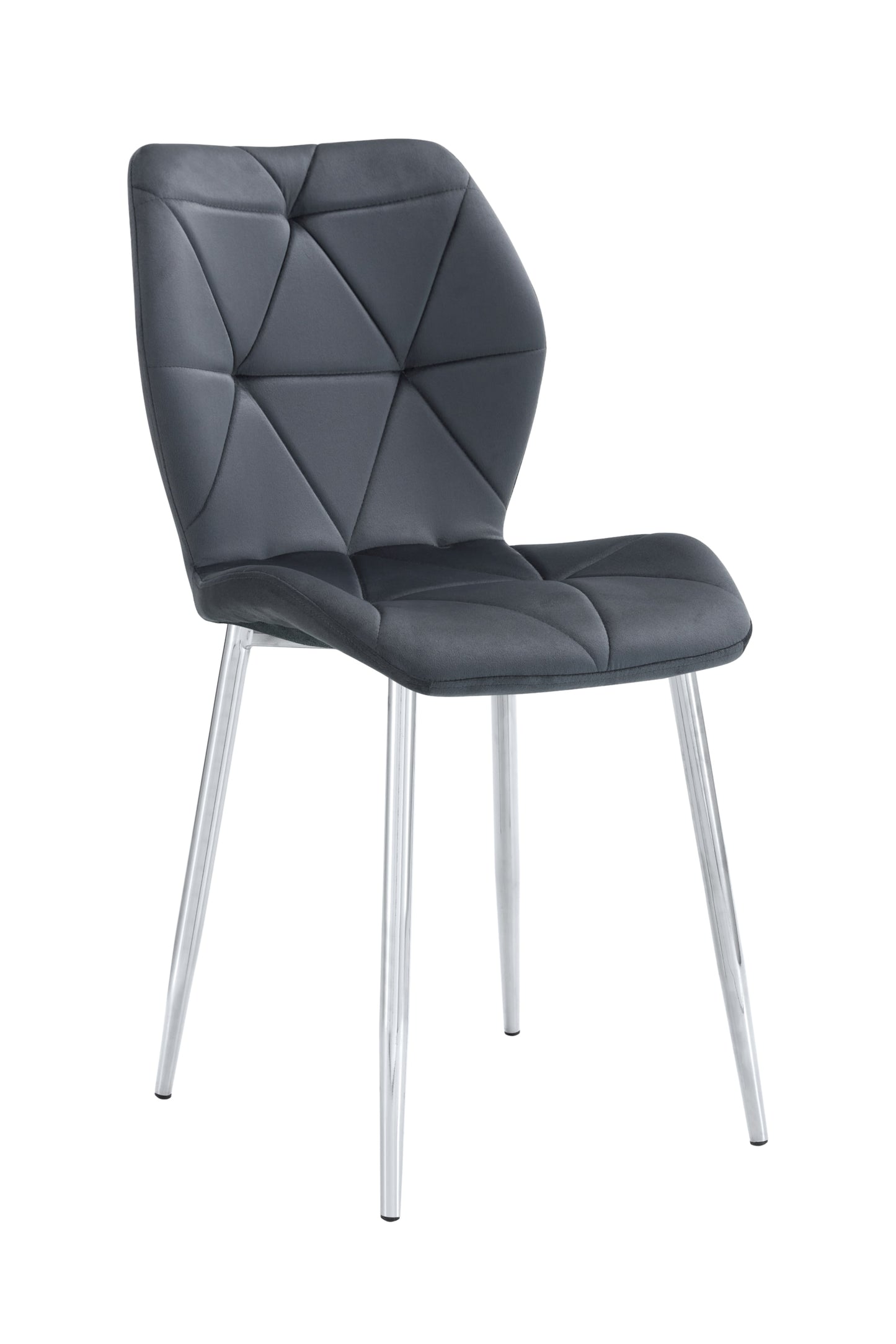 Chaise Coquillage avec Pieds Chromés – Élégance et Confort