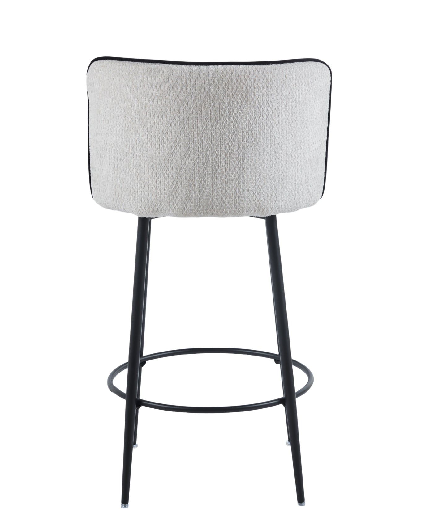Tabouret de Bar Cathy avec Pieds en Métal Noir – Design Moderne et Confortable