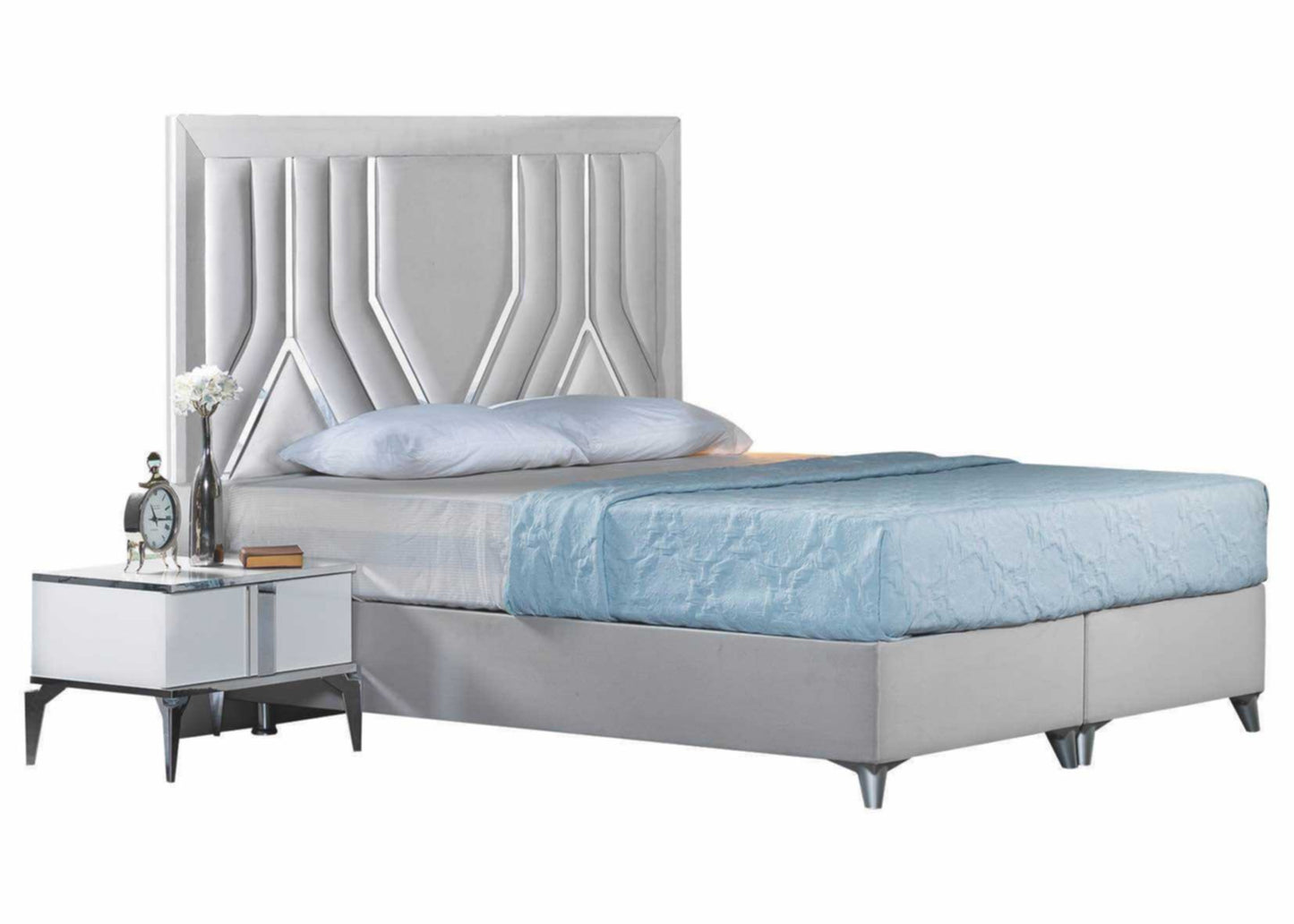 Chambre à coucher BOSS gris – Ensemble moderne et élégant