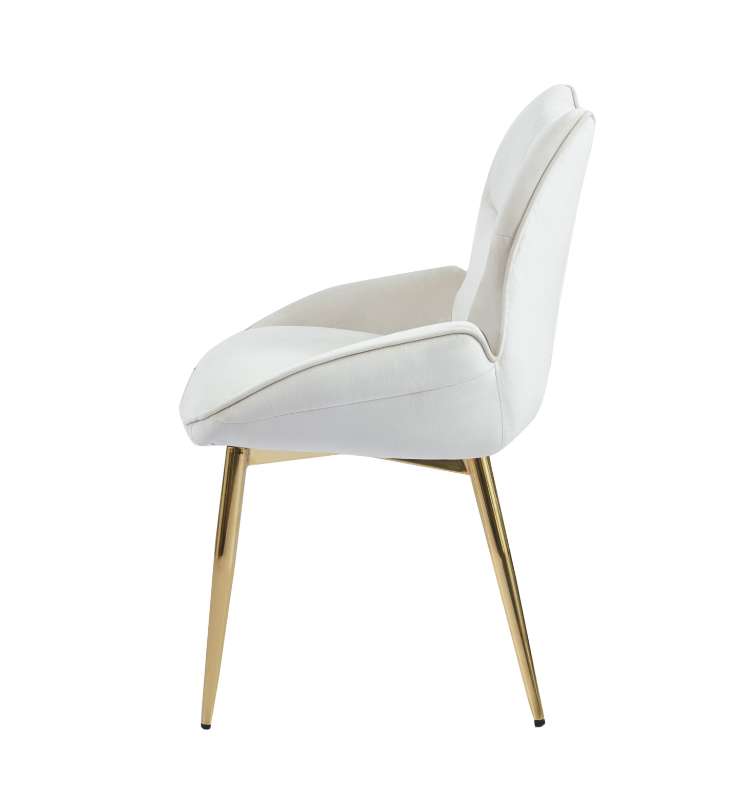 Chaise Loha en Velours avec Pieds Finition Dorée – Chic et Confort