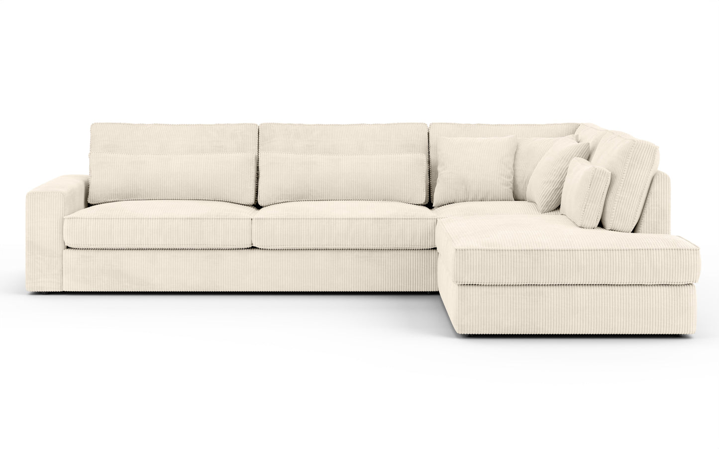 Canapé Bristola – Grand canapé d’angle droit moderne (315X230 cm)
