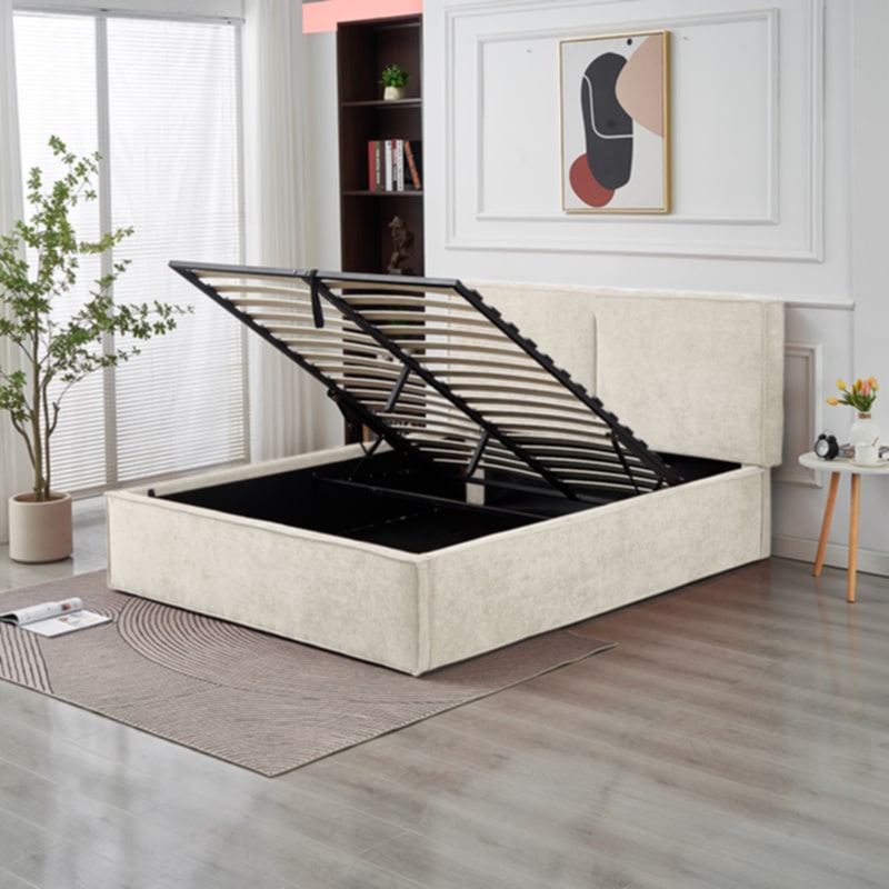 Lit Double Coffre Oliva – 140x190 cm