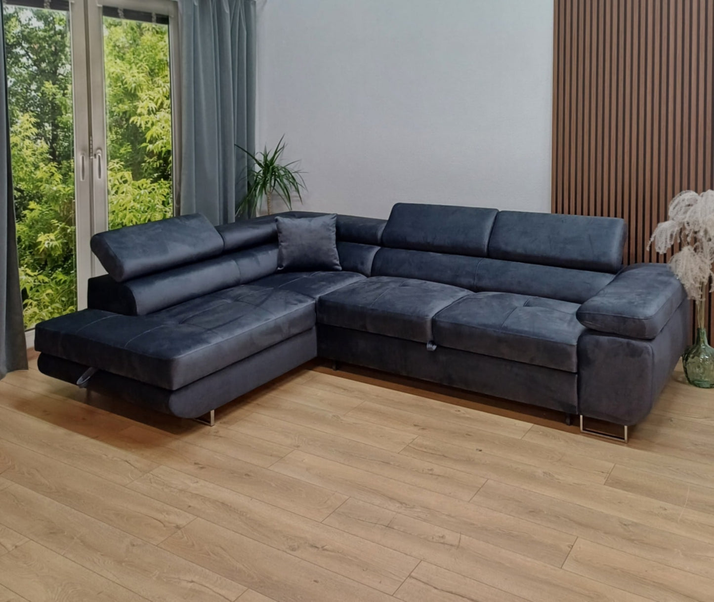 Canapé Toulouse – Angle droit convertible 275 x 205 cm