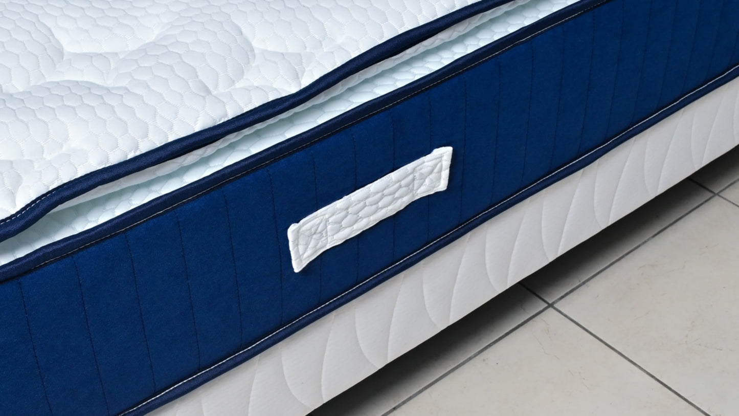 Matelas à Ressorts avec Surmatelas Zenith 160x200x32 cm