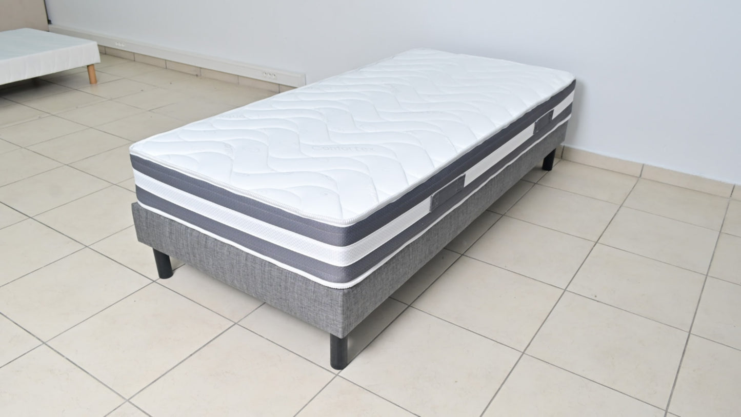 Matelas Perle Confort Plus 90x190x20 cm – Confort ferme et soutien optimal