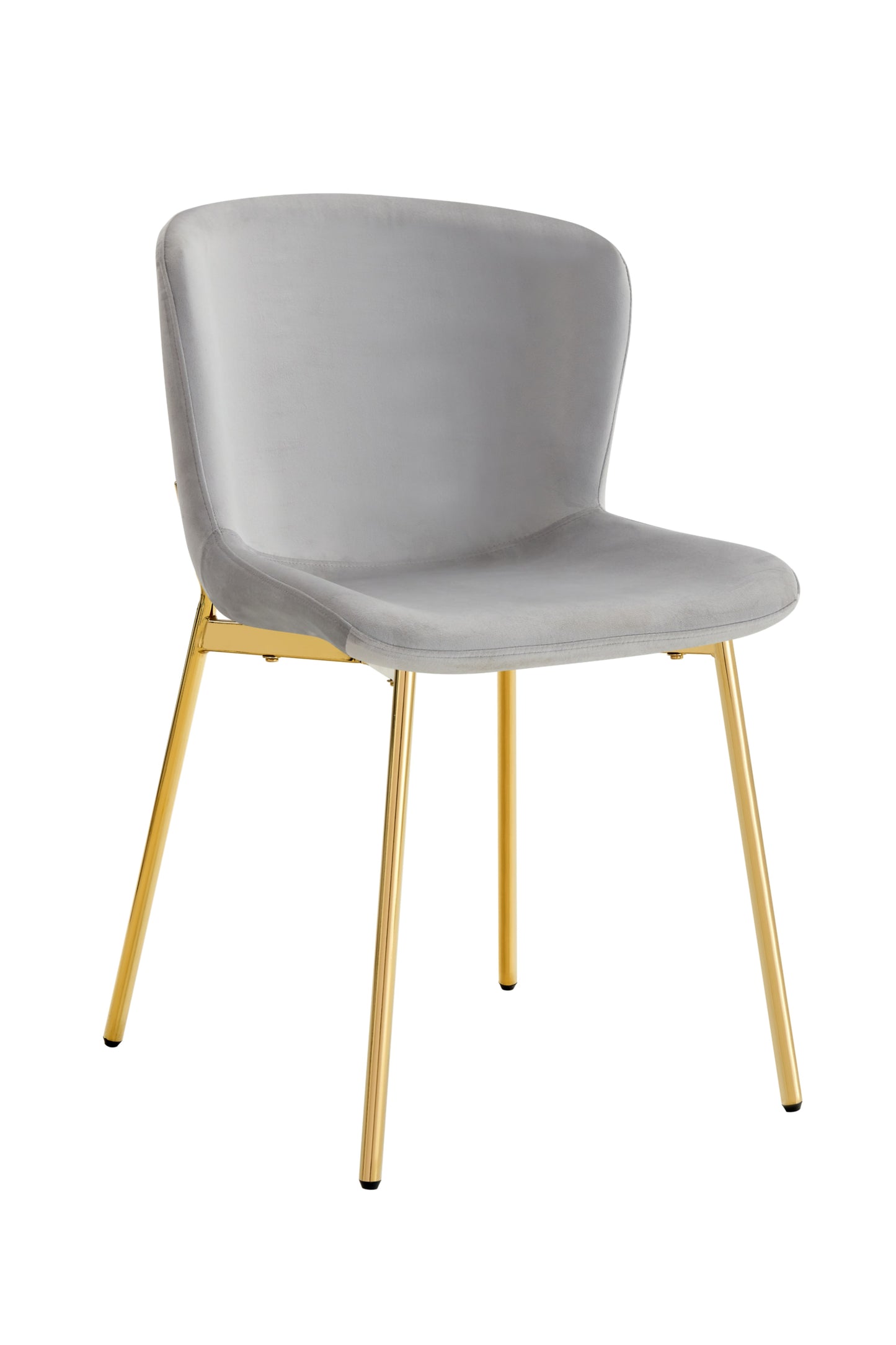 Chaise Hailey avec Pieds Dorés – Élégance Moderne et Confort