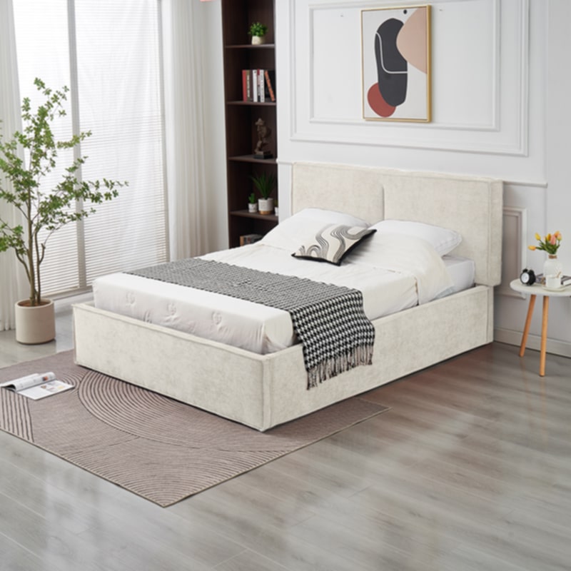 Lit Double Coffre Oliva – 140x190 cm