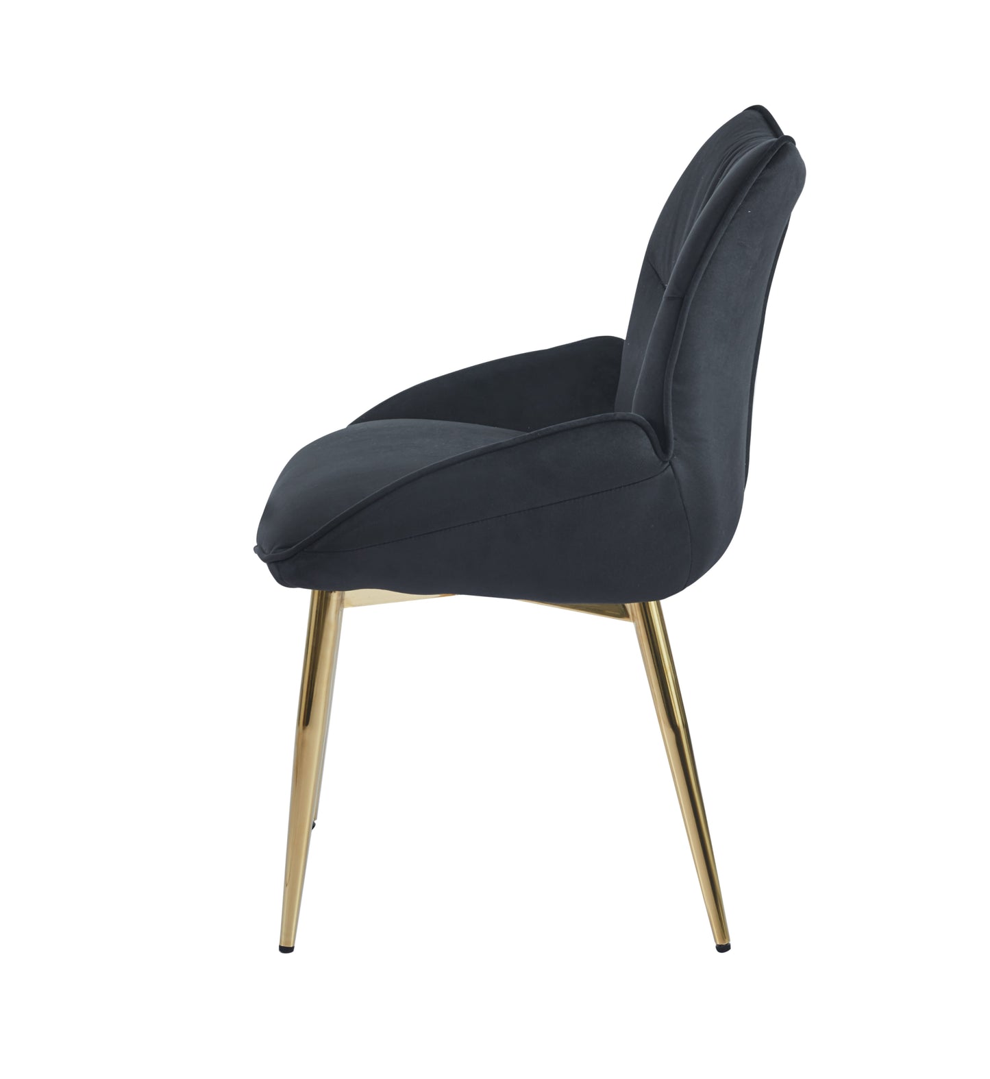 Chaise Loha en Velours avec Pieds Finition Dorée – Chic et Confort