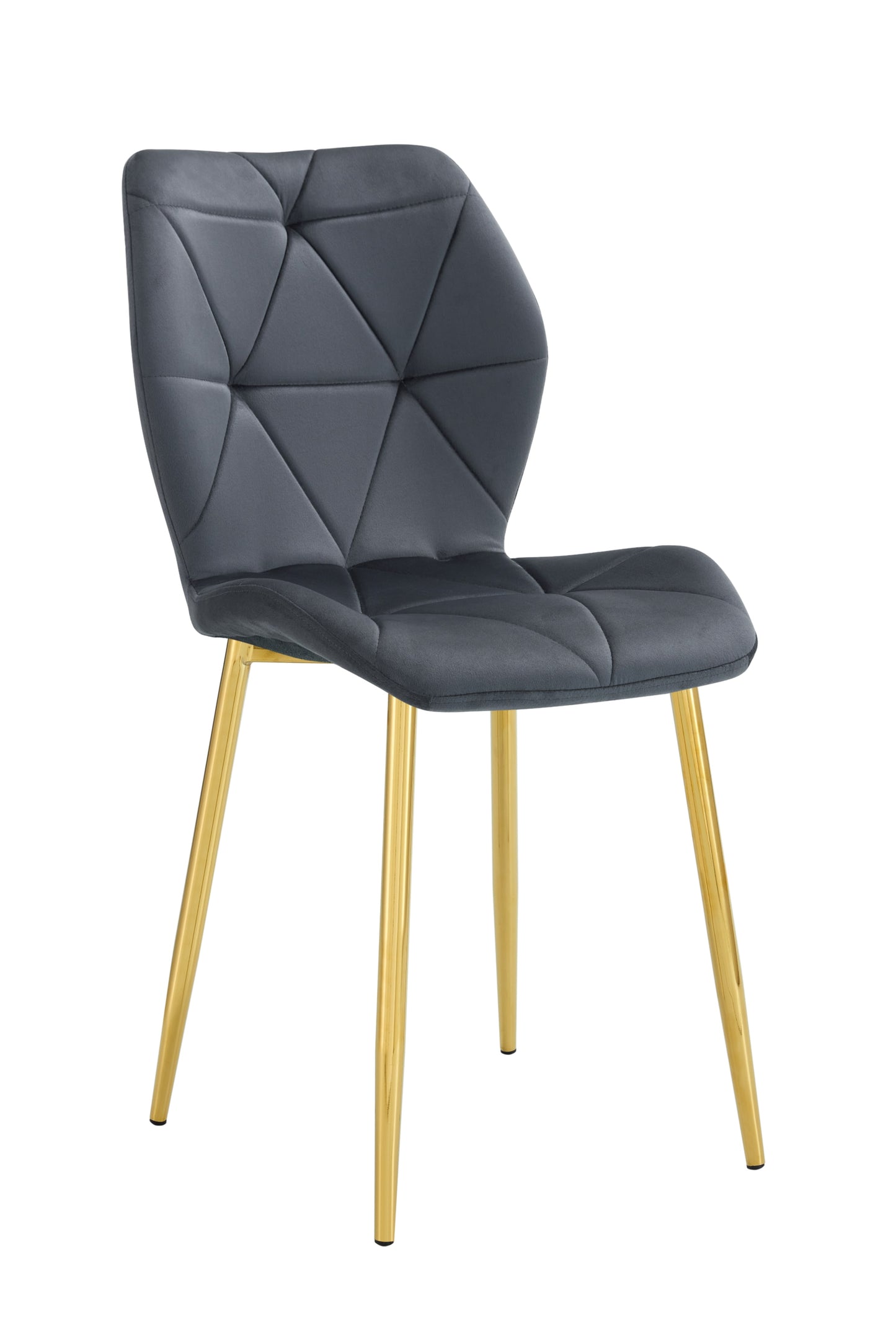 Chaise Coquillage avec Pieds Dorés – Élégance et Modernité