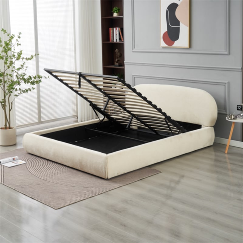 Lit Double Coffre Oliva – 160x200 cm