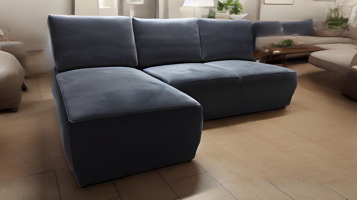 Canapé D’Yonisos - Velluto d'angle velours 250X175cm