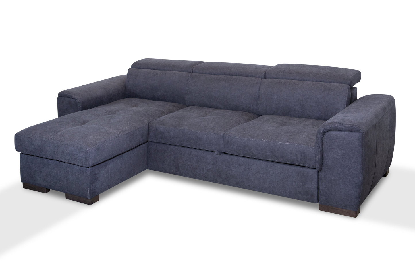 Canapé d’Angle Convertible Capri – Tissu 264x255 cm