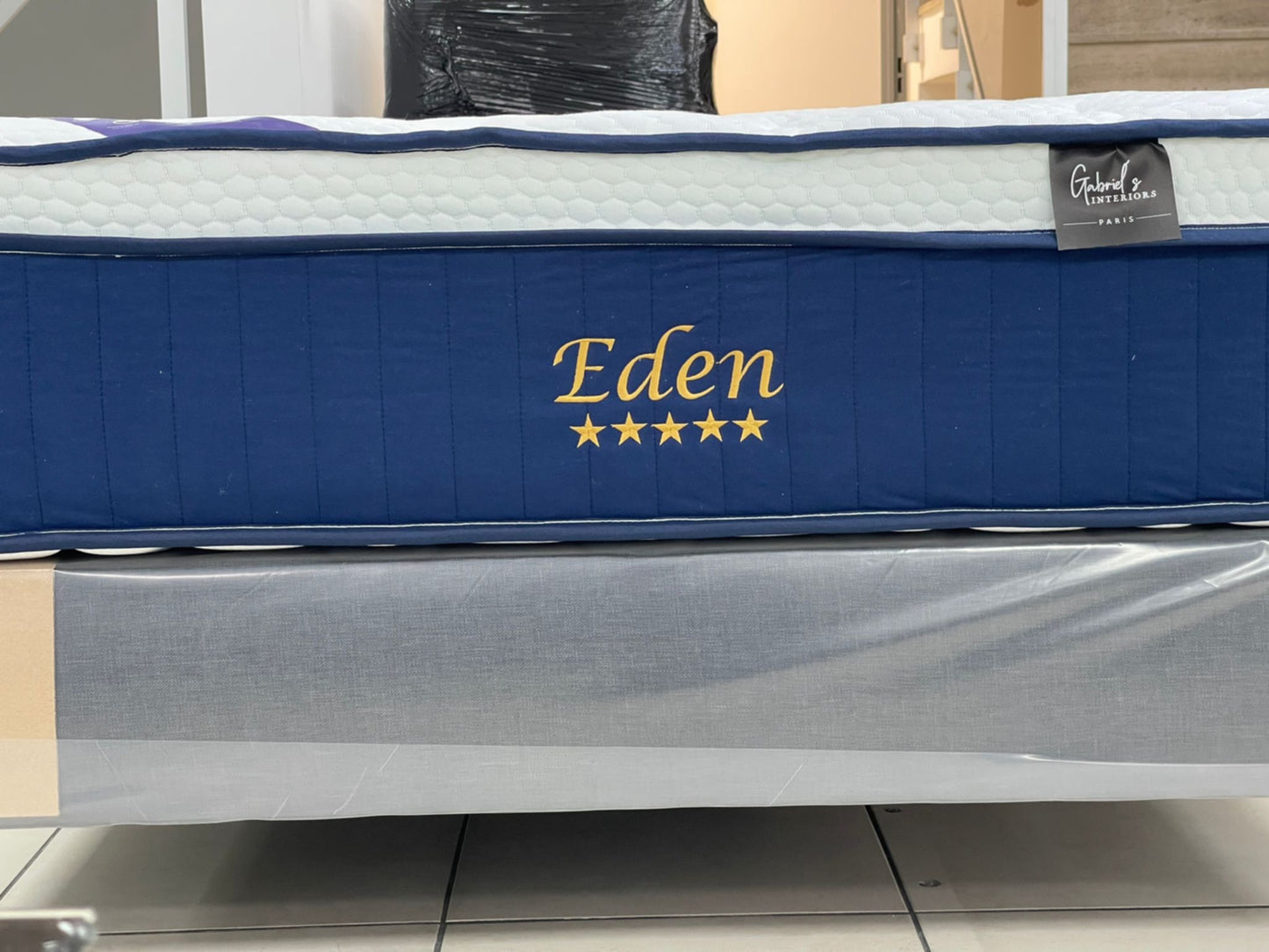 Matelas à Ressorts avec Surmatelas Eden 160x200x32 cm