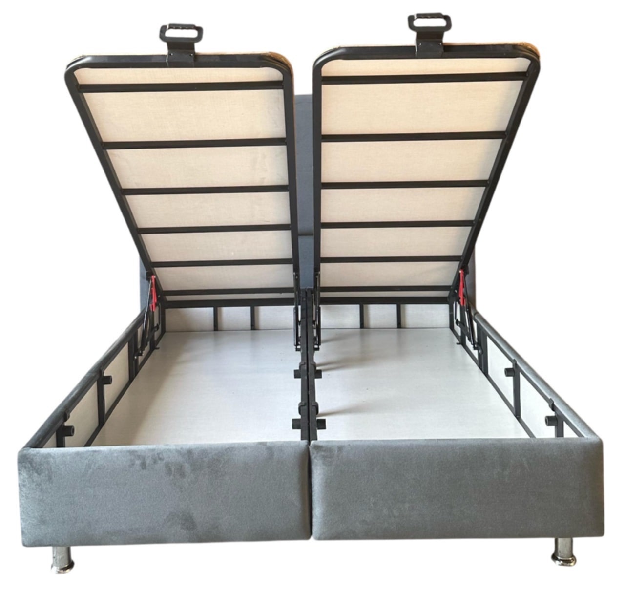 Lit Coffre Coco Box – Velours Anthracite
